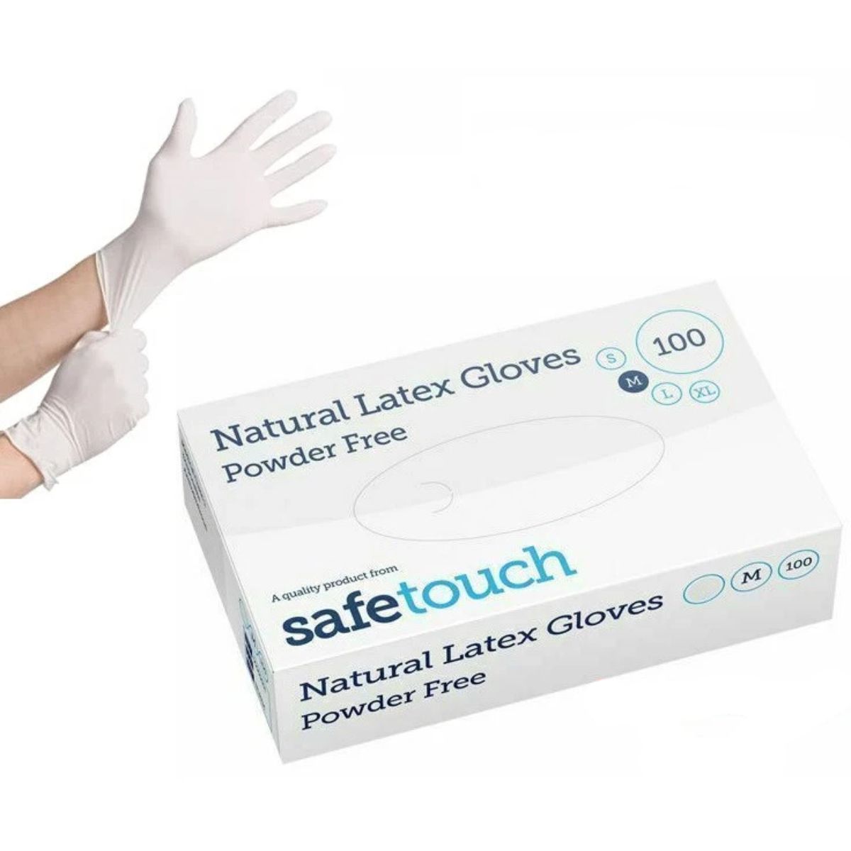 Latex medical powderfree medium - pack of 100