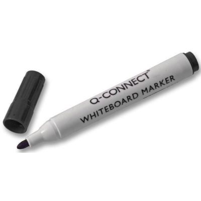 Valuex whiteboard marker bullet tip 2mm line black (pack 10) 