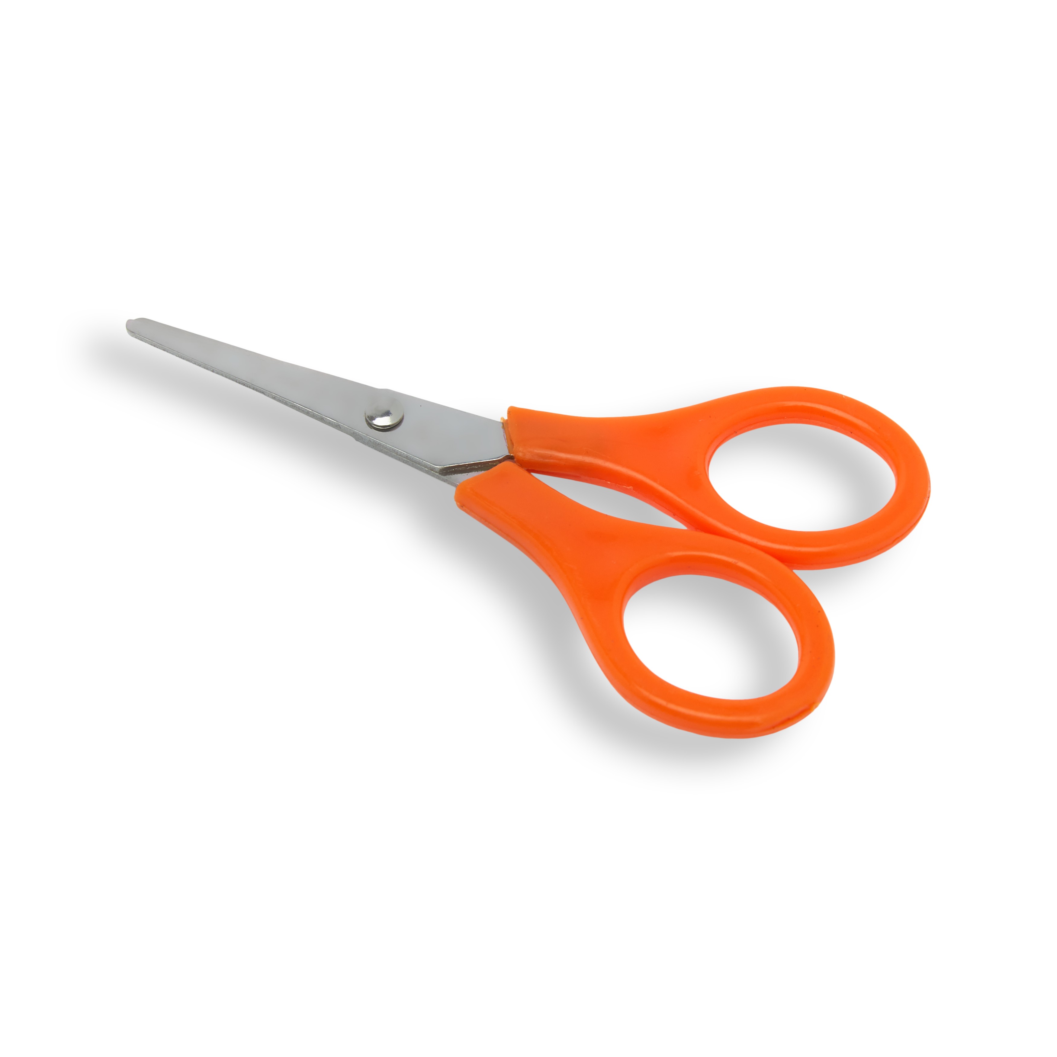 Nickel-plated blunt/blunt scissors with plastic handle 9cm