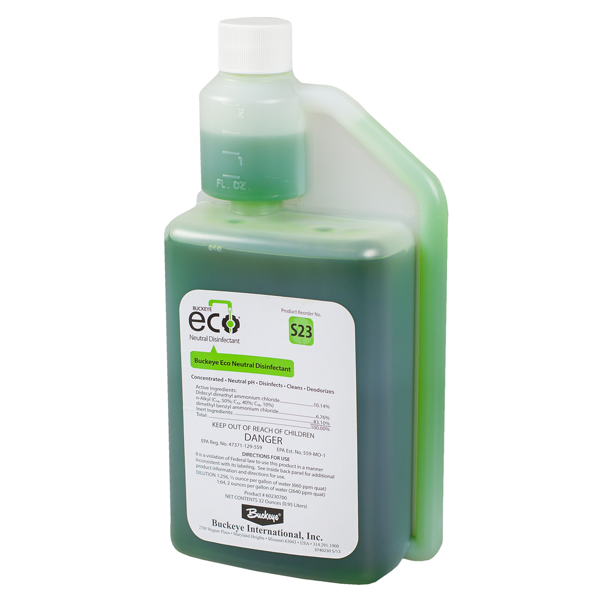 S23 neutral disinfectant 6 x 0.95l