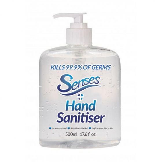 Alcohol hand sanitiser gel 500ml