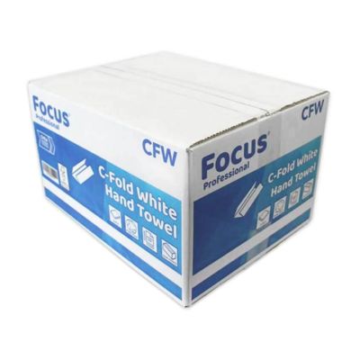 Interfold white hand towel 2ply - 3000 sheets