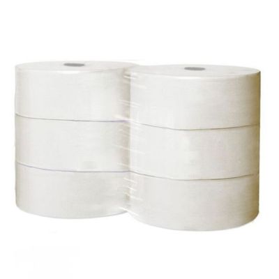 Jumbo toilet rolls 300m (76mm core) recycled - case of 6