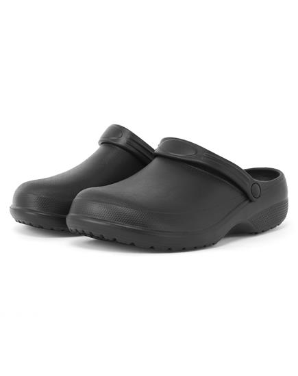 Pr910 - black - 7/8 - chefs non-slip anchor clogs