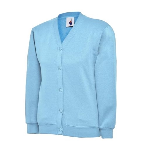 Uc207 - sky - 3/4 yrs - 300gsm childrens classic cardigan