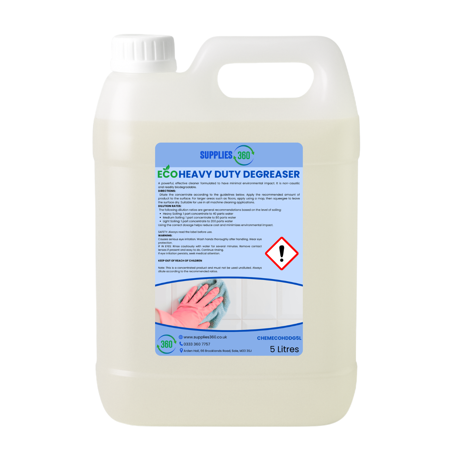 Eco heavy duty degreaser 5 litres