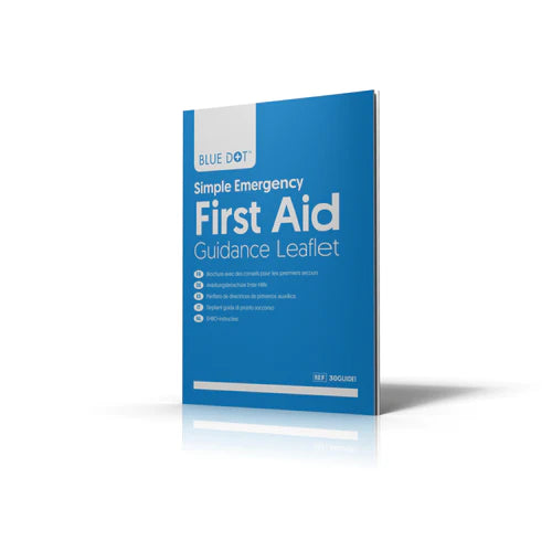Blue dot first-aid guidance leaflet (each)