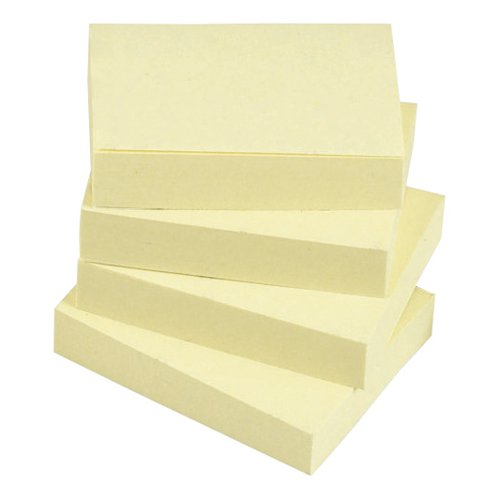 Sticky notes ylw 38x51mm ylw pk12