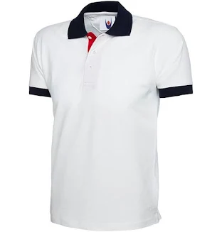 Uc107 - white - xl - 250gsm contrast poloshirt