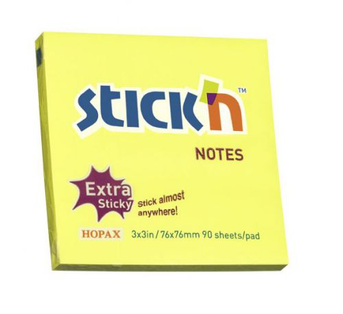 Sticky recycled sticky notes 76x127mm 100 sheets per pad assorted colours (pack 12)