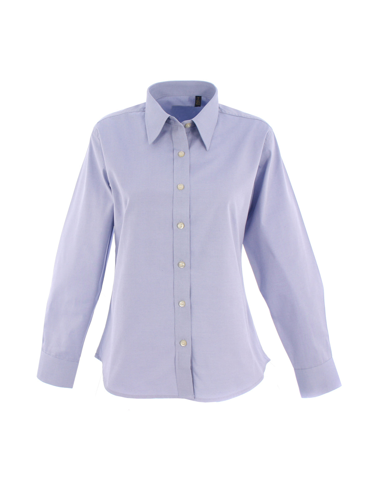 Uc703 - light blue - 4xl - ladies pinpoint oxford full sleeve shirt