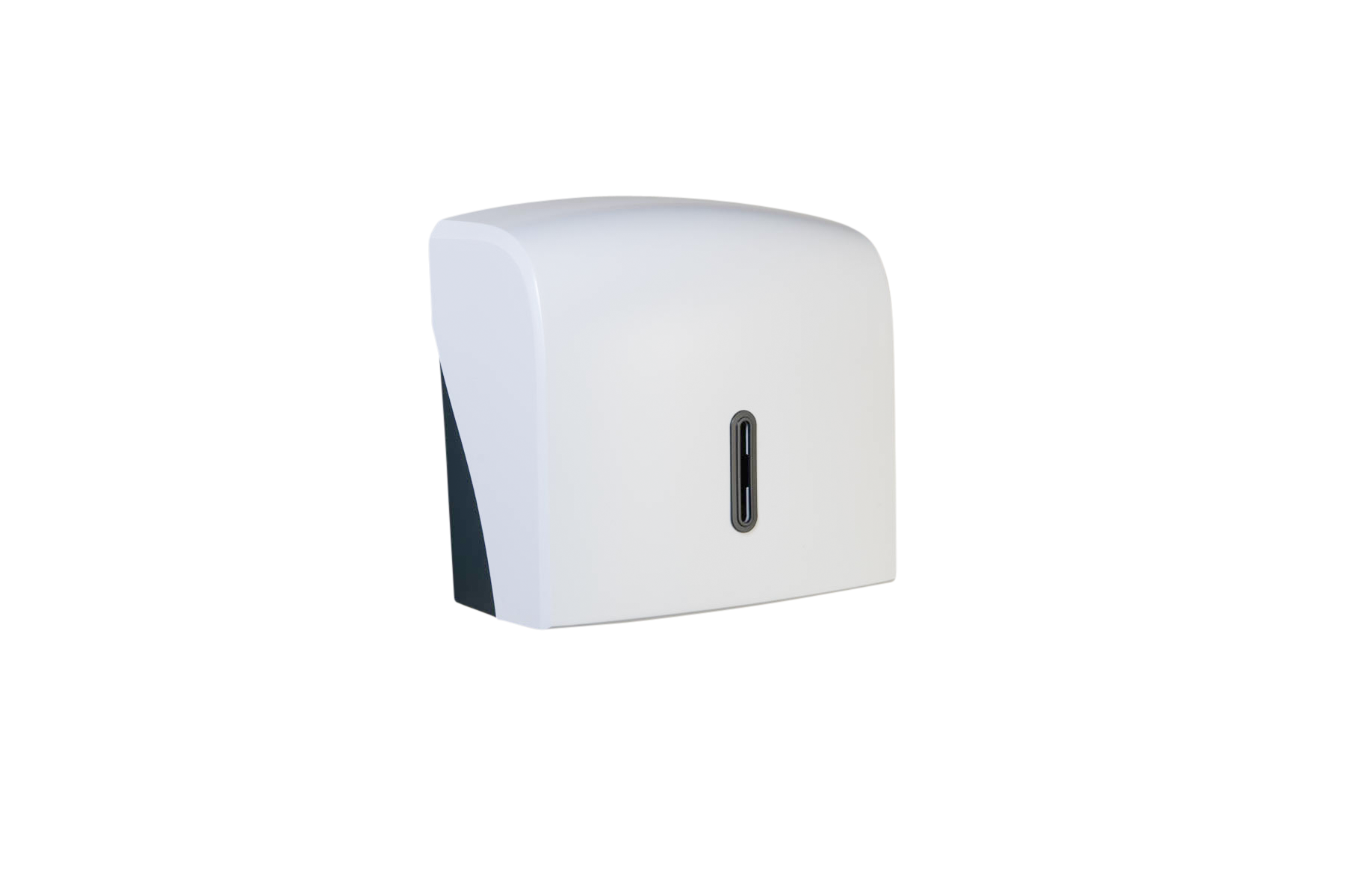White halo small hand towel dispenser - graphite