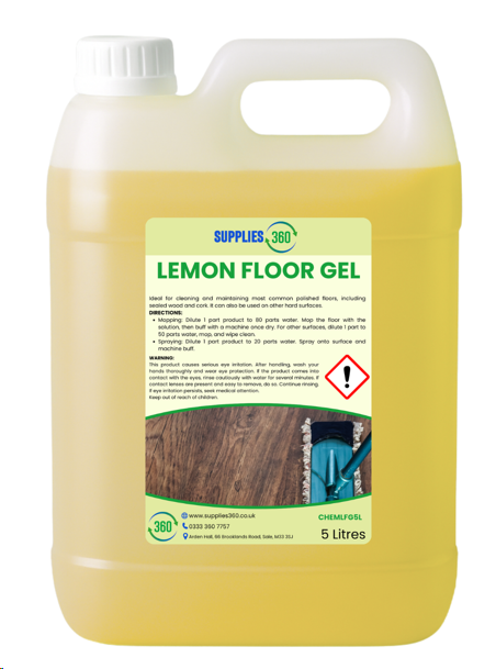 Lemon floor cleaner gel 5 litres