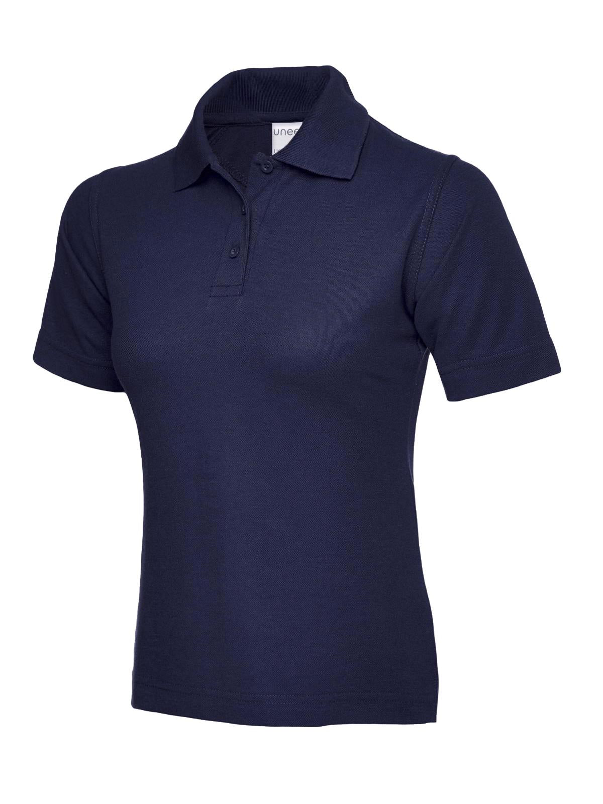 Uc115 - french navy - xs - 180gsm ladies active cotton poloshirt