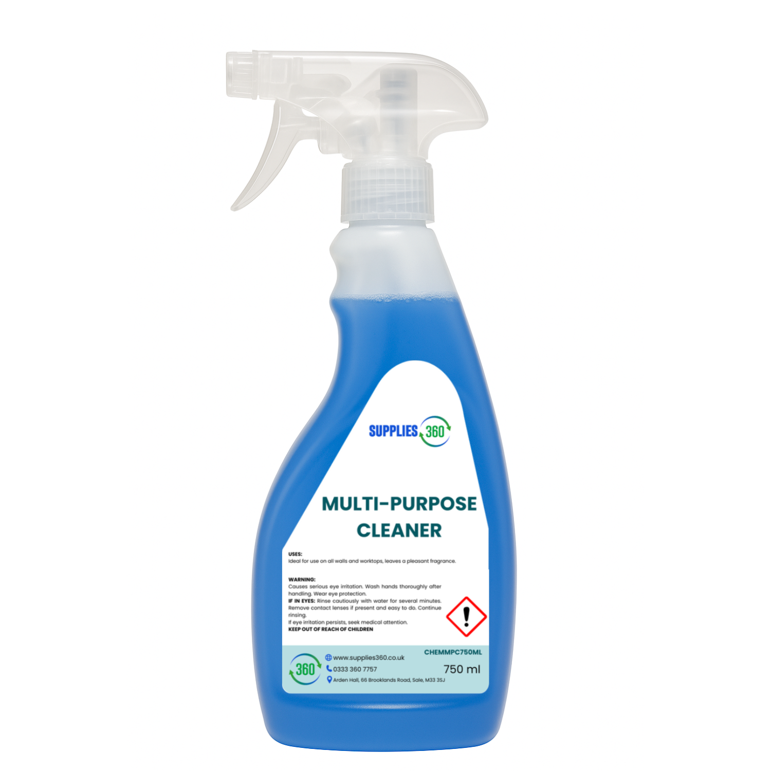 Multipurpose cleaner 750 ml spray bottle