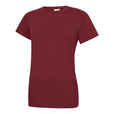 Uc318 - maroon - xs - ladies classic t-shirt
