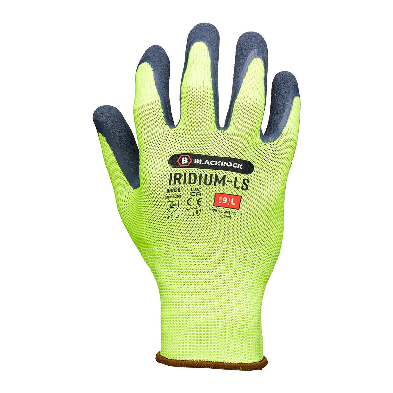 Blackrock iridium-ls work glove - size 11 2xlarge