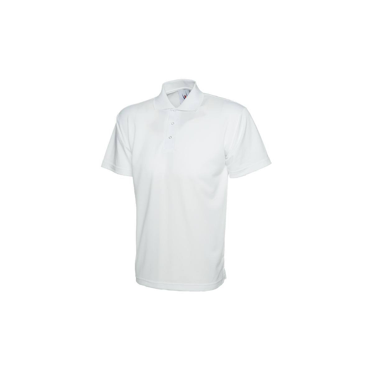 Uc121 - white - med - 200gsm processable poloshirt