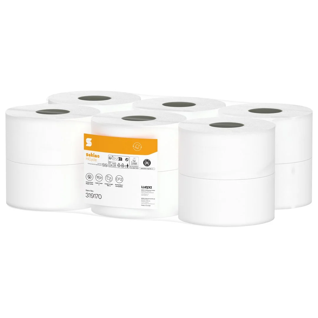 Satino hicycle jumbo toilet rolls cf180m 