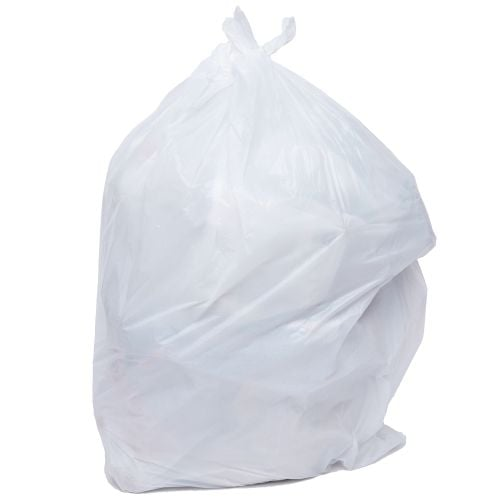 Heavy duty swing bin liners (white) box of 500 