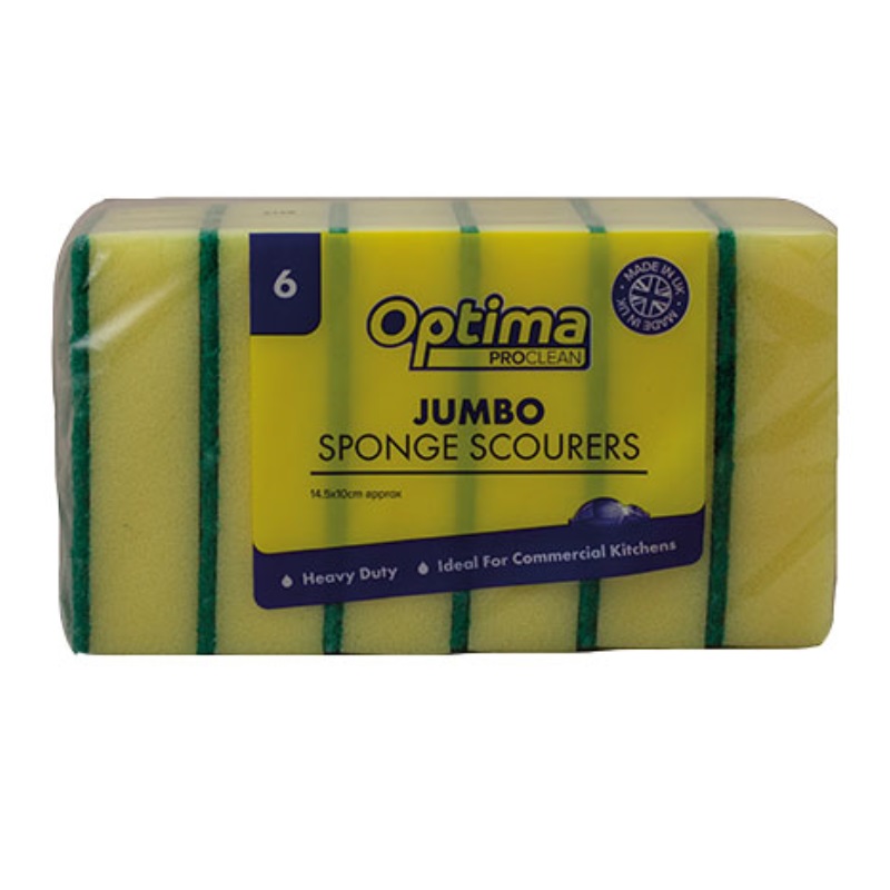 Optima proclean 10 hand grip scourers (20x10)cs