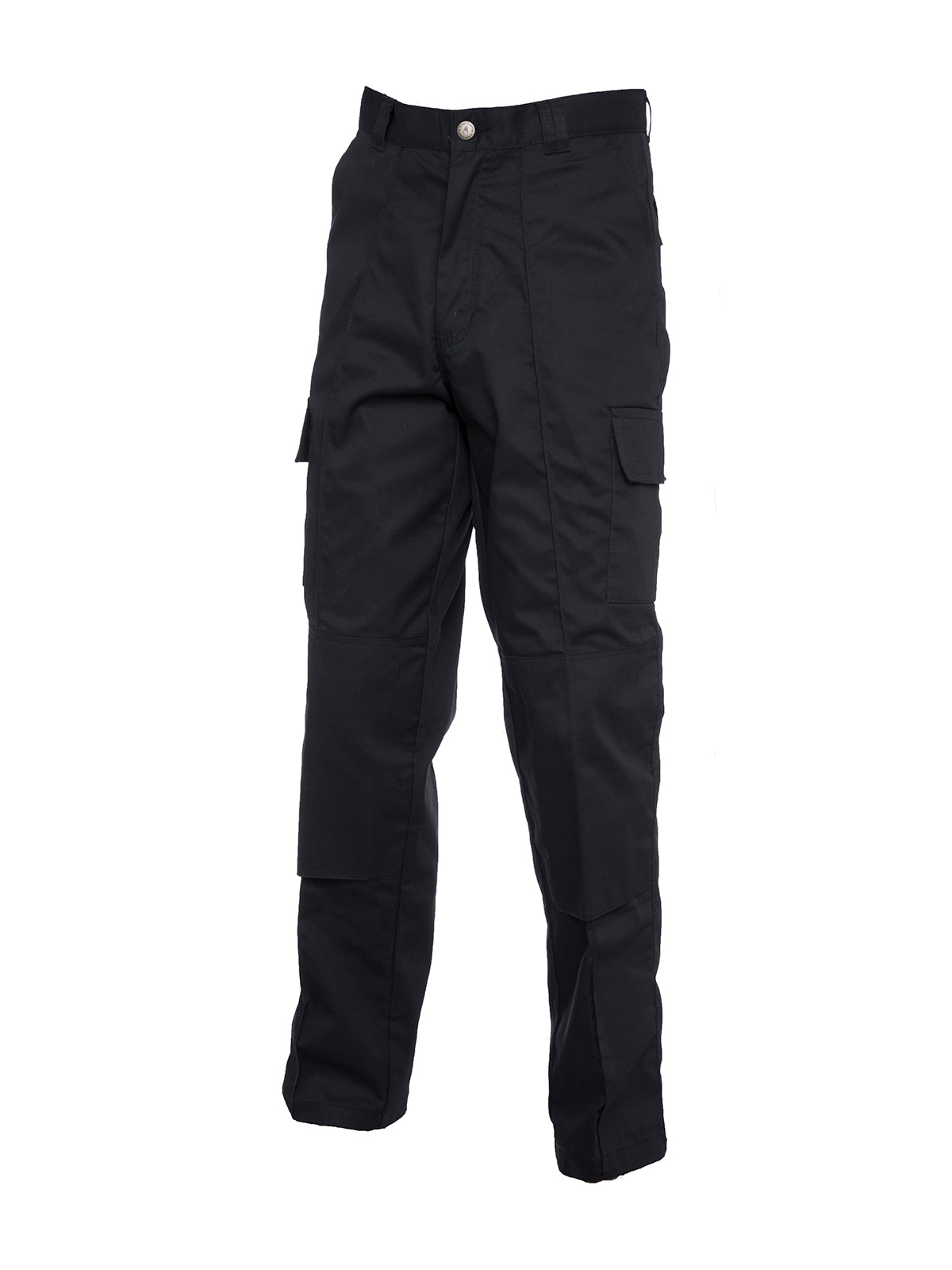 Uc904l - black - 48 - cargo trouser - long with knee pads
