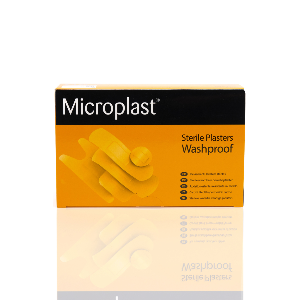 Microplast washproof assorted plasters (box 100)
