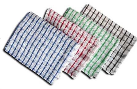 Terry check tea towel 46x68cm - pack of 10