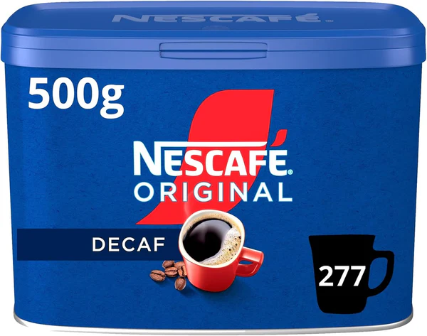 NescafÉ original decaf instant coffee 500g tin