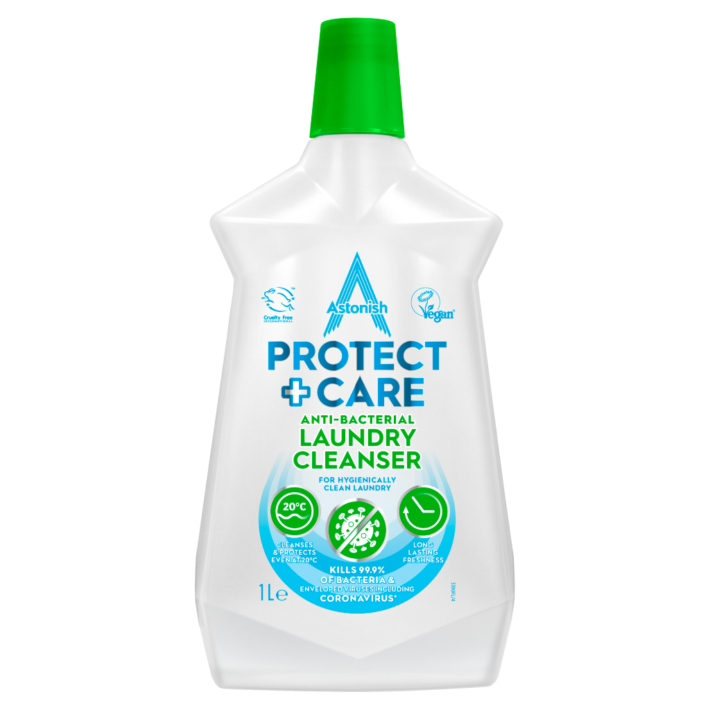 Astonish protect + care anti-bacterial laundry cleanser 1l