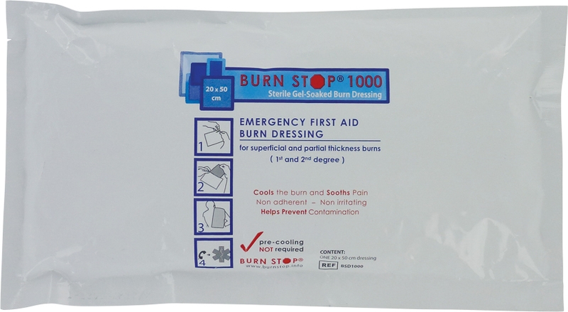 Burn stop burns dressing 20cm x 50cm