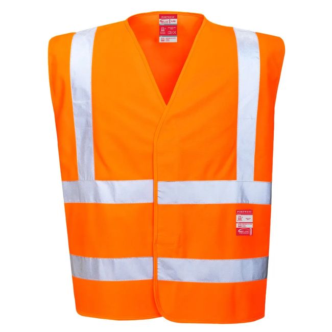 Fr75 - hi-vis fr vest orange xxl/3xl