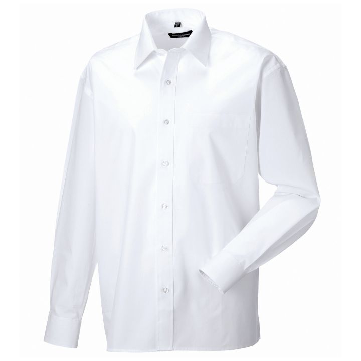 J936m - white - m - cotton poplin shirt