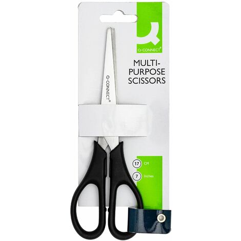 Q-connect scissors 170mm s-steel black