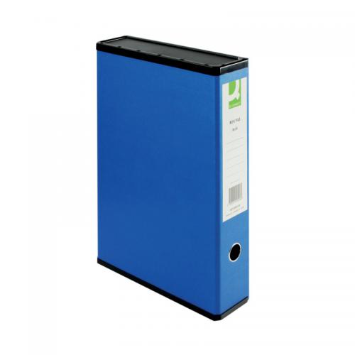 Q-connect box file blue pack of 10