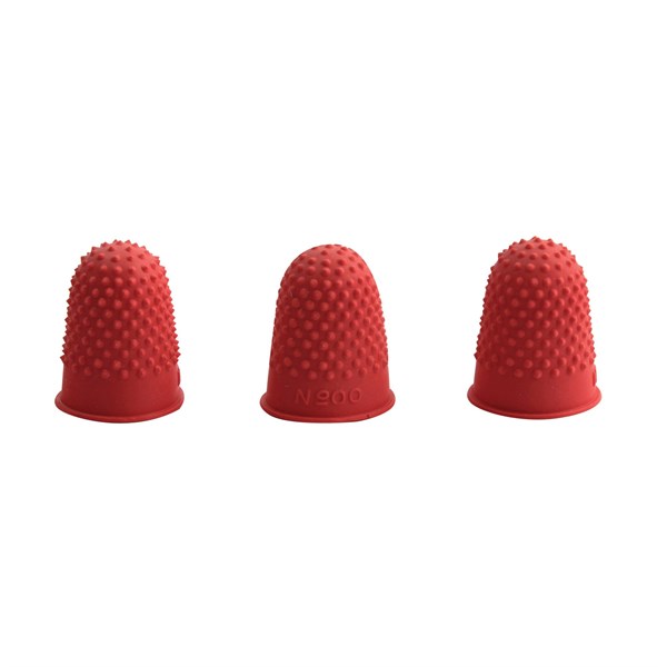 Q-connect thimblette red (pack of 12) 