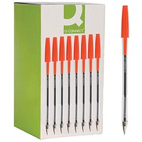 Q-connect red pens 50 pack
