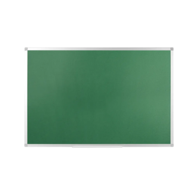 Q-connect aluminium frame felt noticeboard with fixing kit 1200x900mm green 54034204