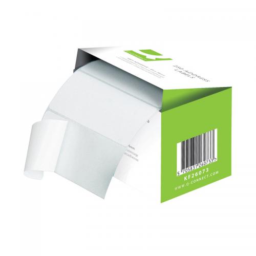 Q-connect adress label 76x50mm pack 1500