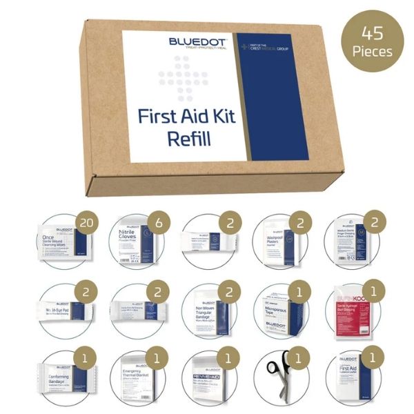 Blue dot medium bs 8599-1 (2019) first-aid kit refill (each)