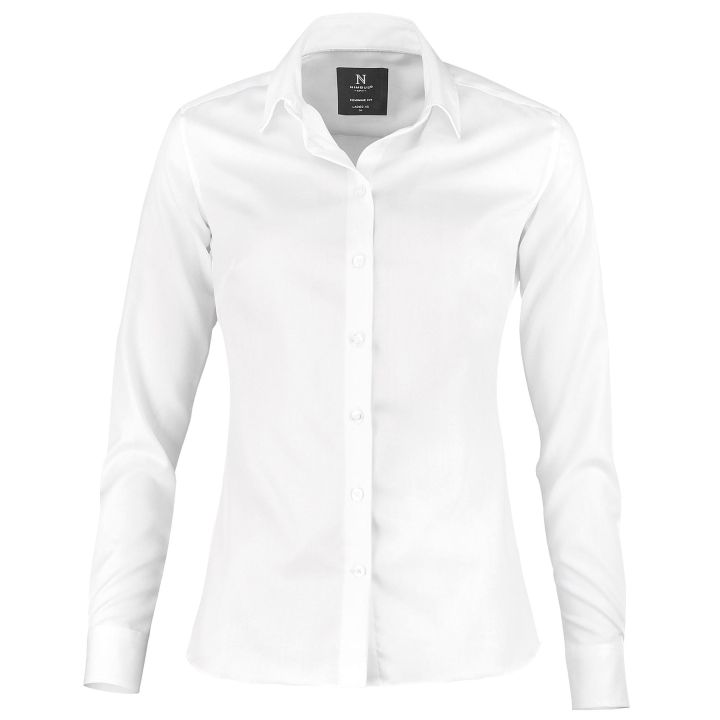 N101f - white - 2xl - women’s portland shirt
