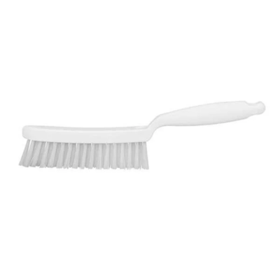White hand held grout brush 