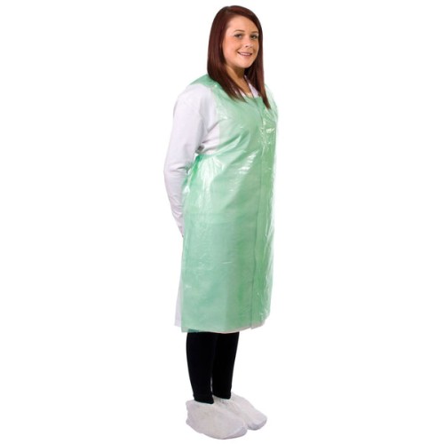 Pe apron green 69x117 roll 20u - 5x200