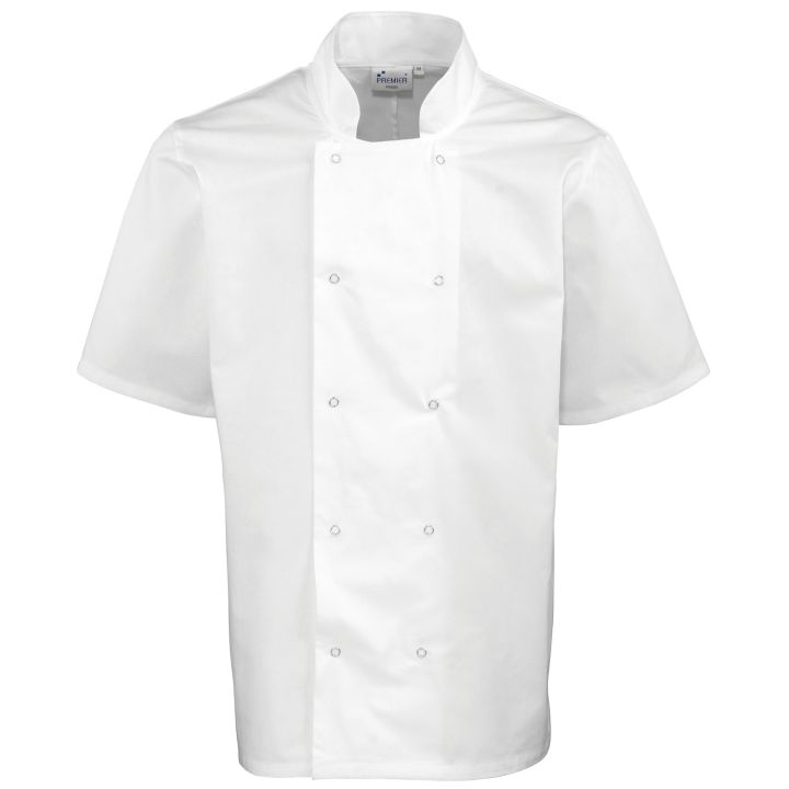 Pr664 - white - xl - chefs short sleeve polo shirt