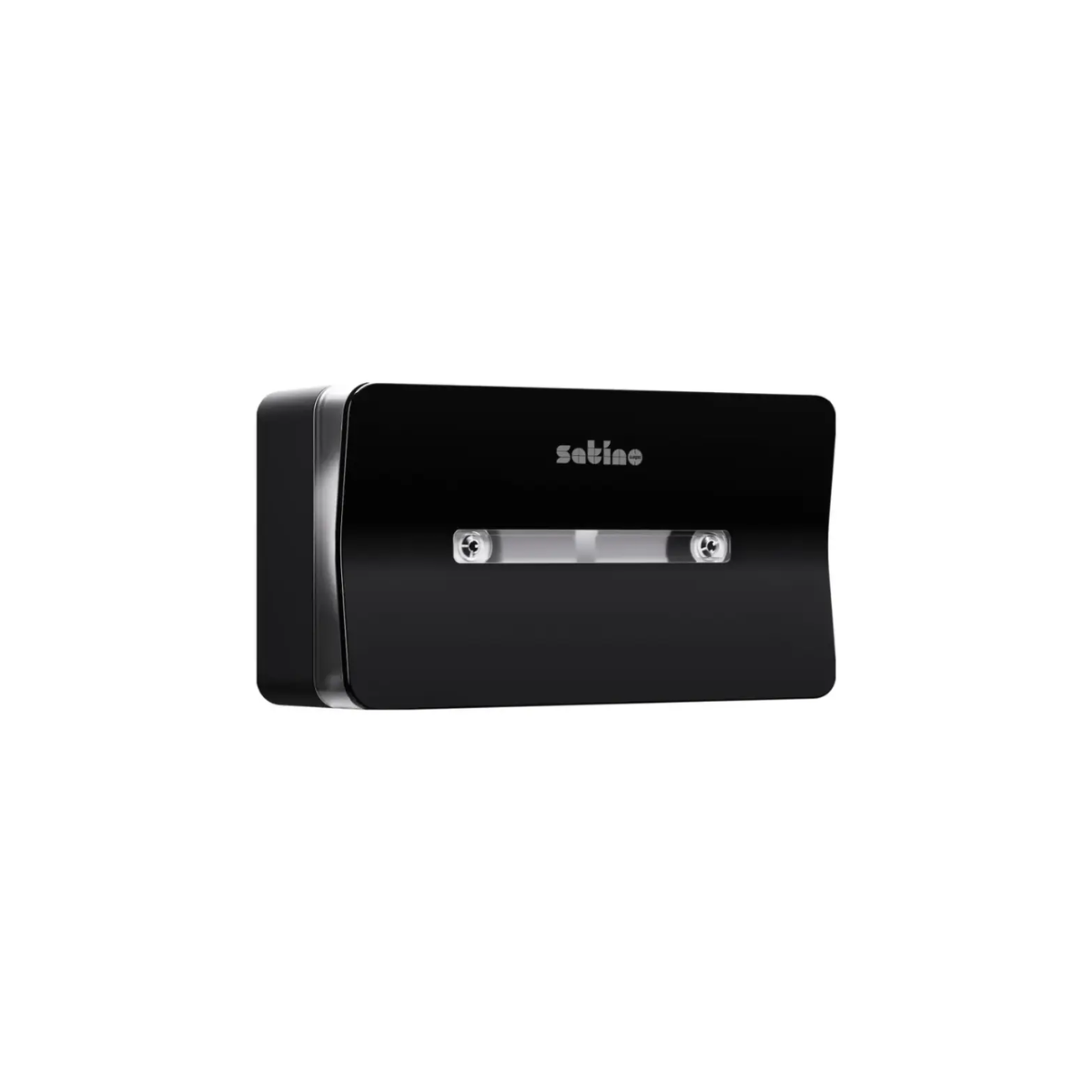 Satino hyginity jumbo single centrefeed toilet paper dispenser black