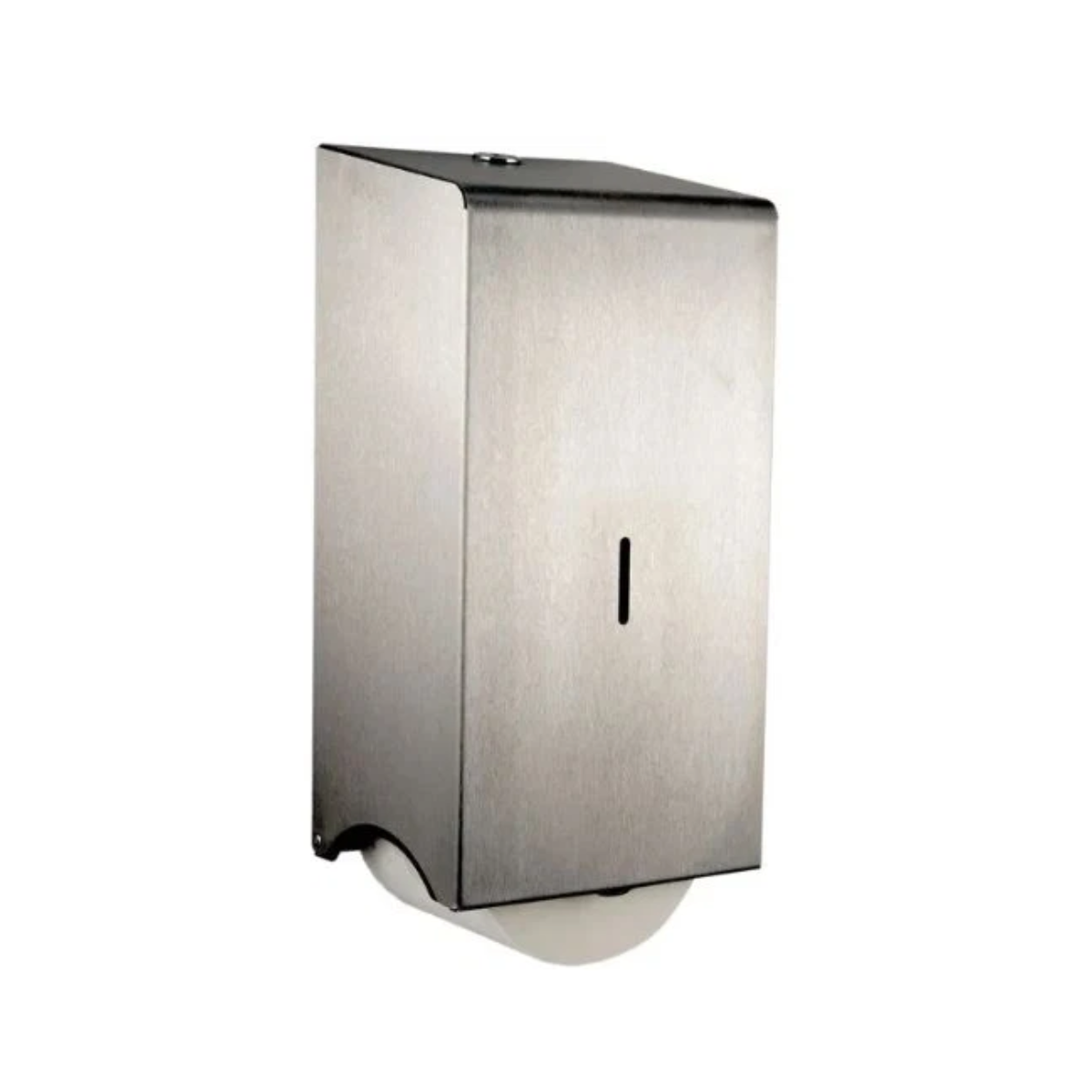 Graphite toilet roll dispenser steel