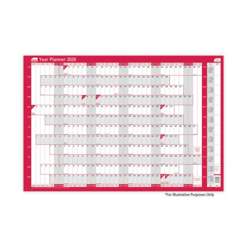 Sasco year planner mounted 2026 