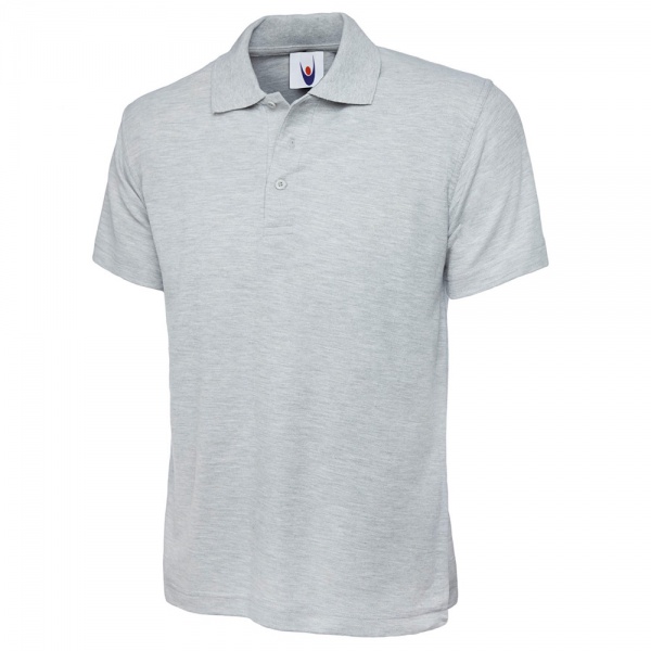 Uc103 - heather grey - 7/8 yrs - 220gsm childrens classic poloshirt
