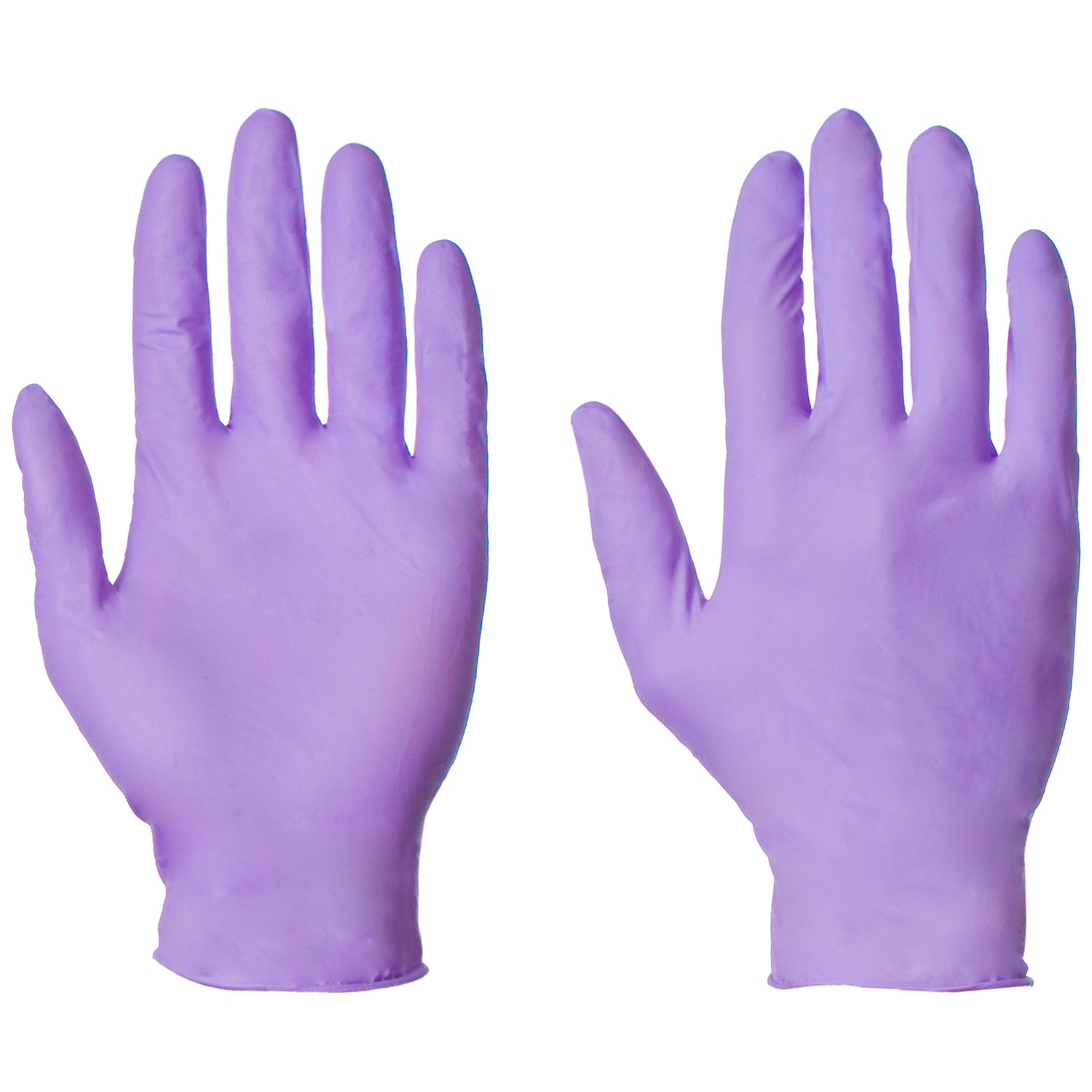 Purple nitrile medical powderfree large - pack of 100