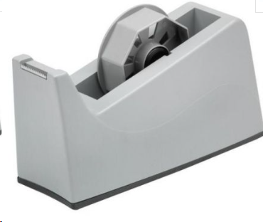 Tape dispenser dual core for 19mm and 25mm tapes - grey 